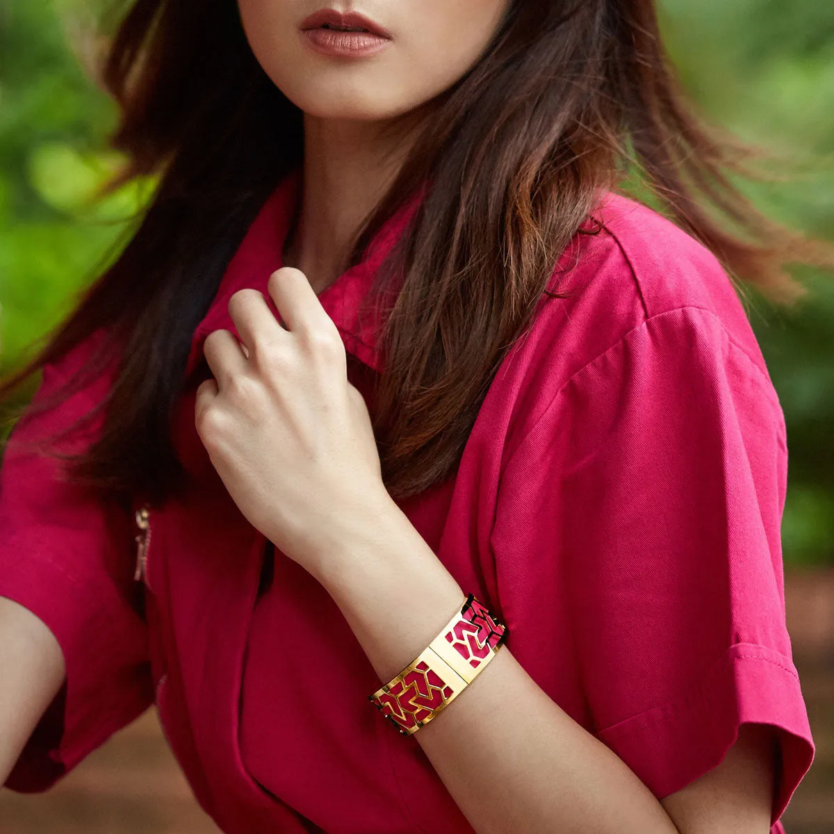 Iskandar Bangle - Majestic Ruby