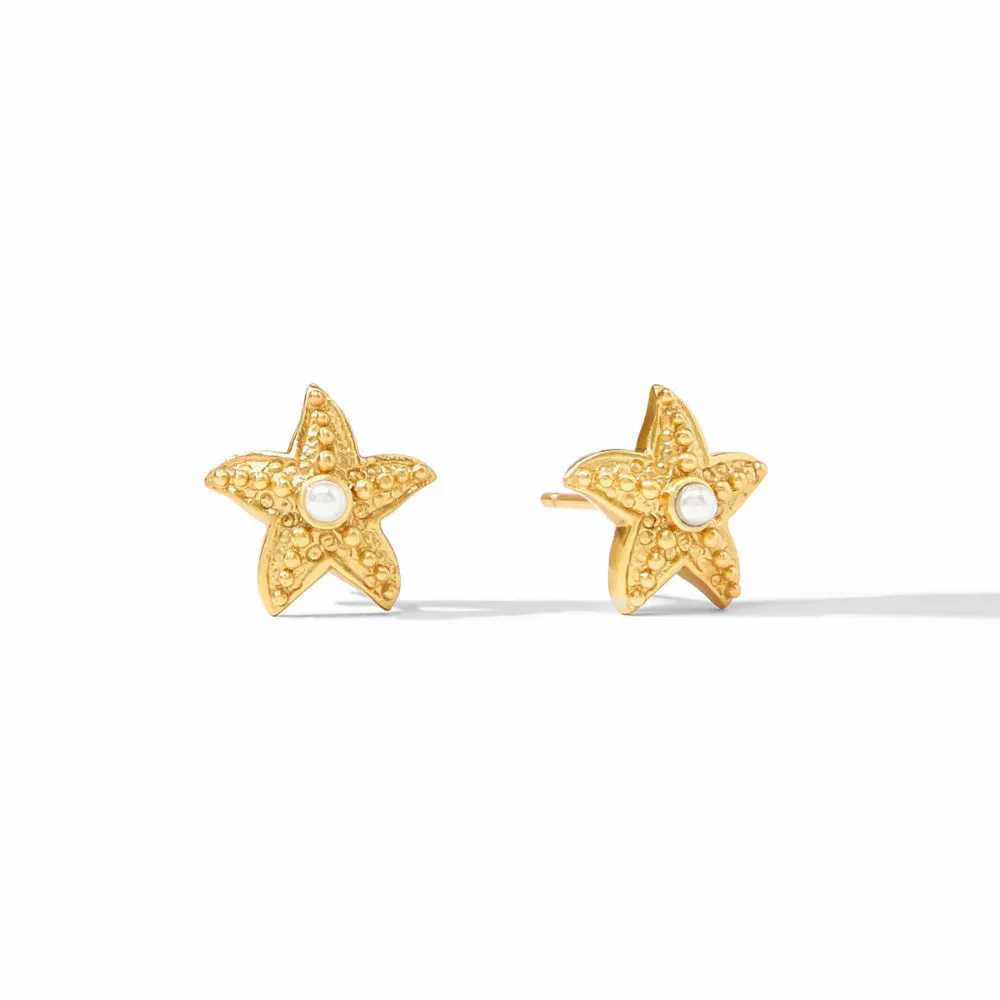 Julie Vos Sanibel Starfish Stud - Pearl