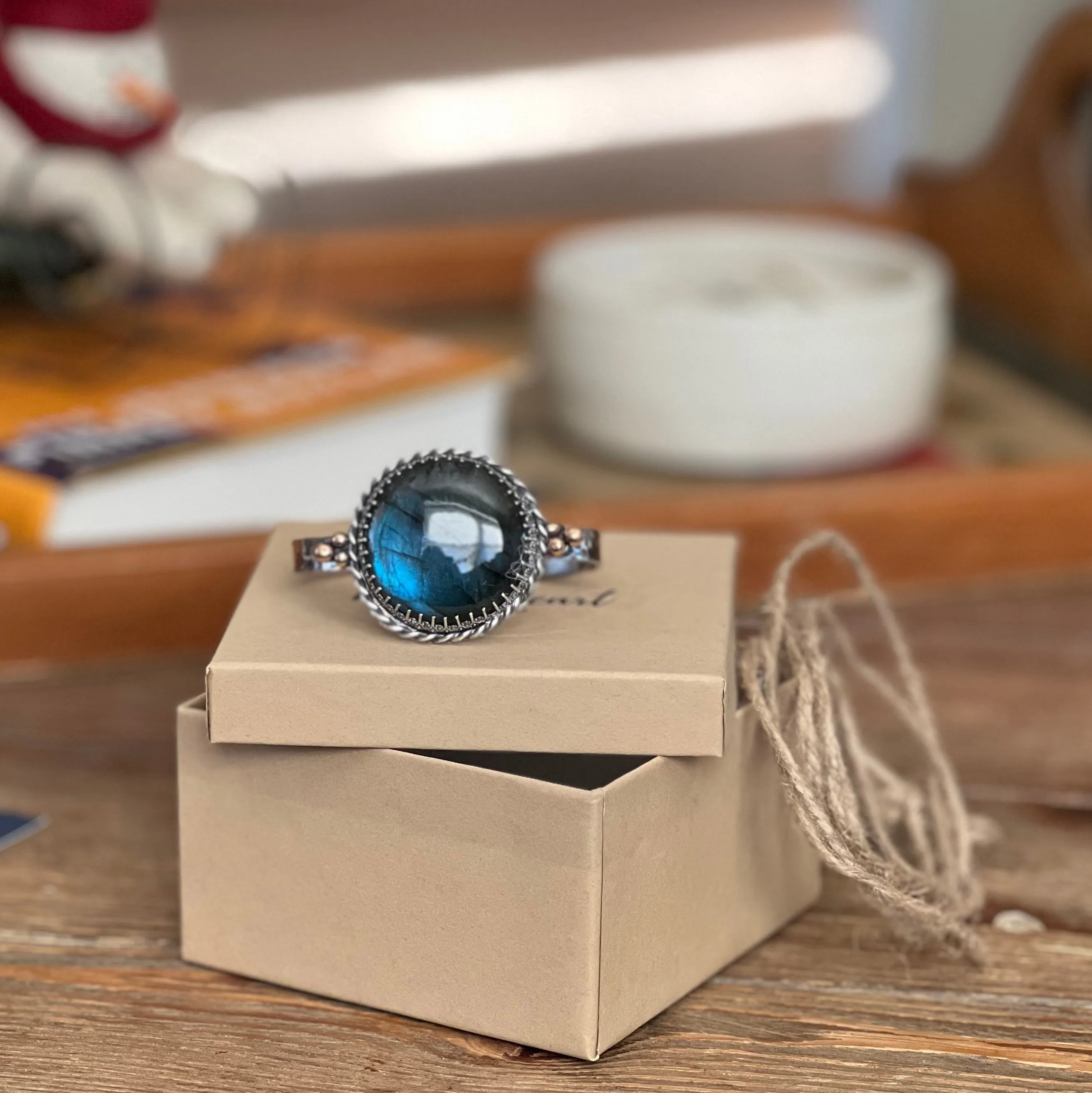 Labradorite Cuff Bracelet