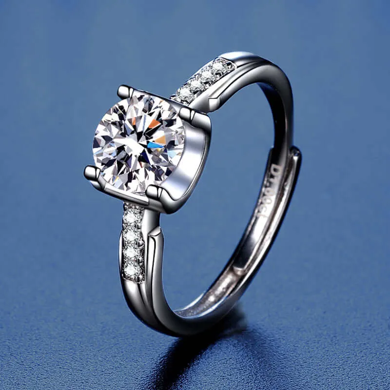 Little Savage Moissanite Ring Wedding