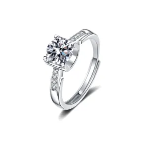 Little Savage Moissanite Ring Wedding