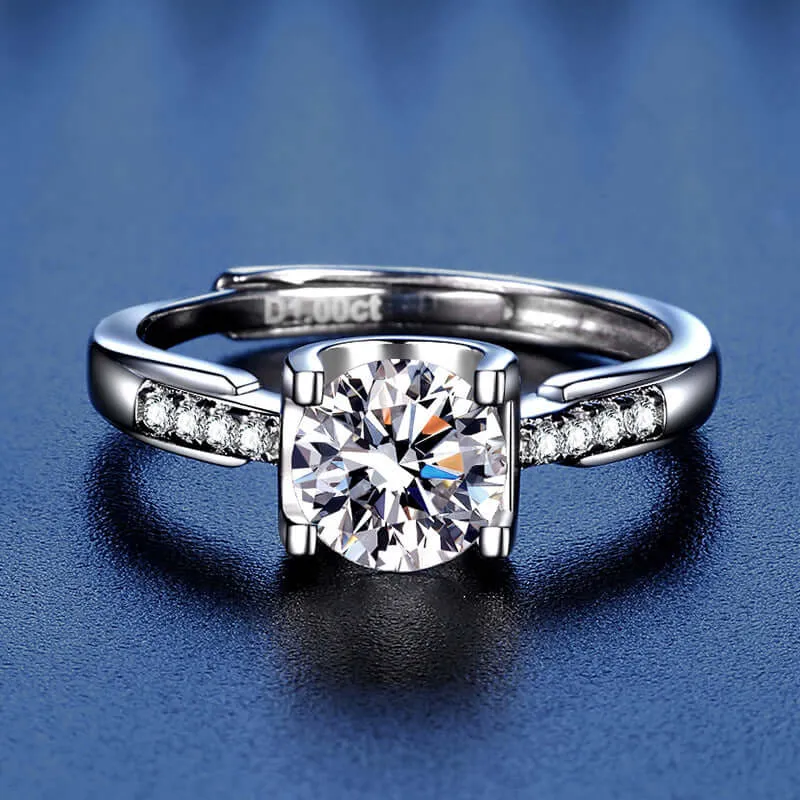 Little Savage Moissanite Ring Wedding