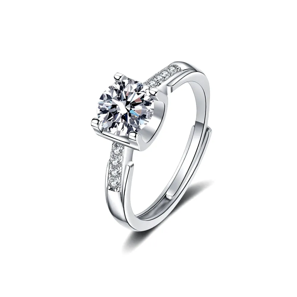 Little Savage Moissanite Ring Wedding