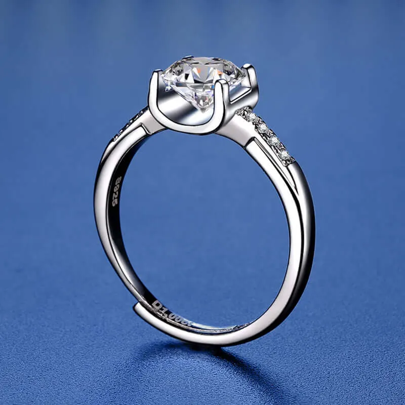 Little Savage Moissanite Ring Wedding