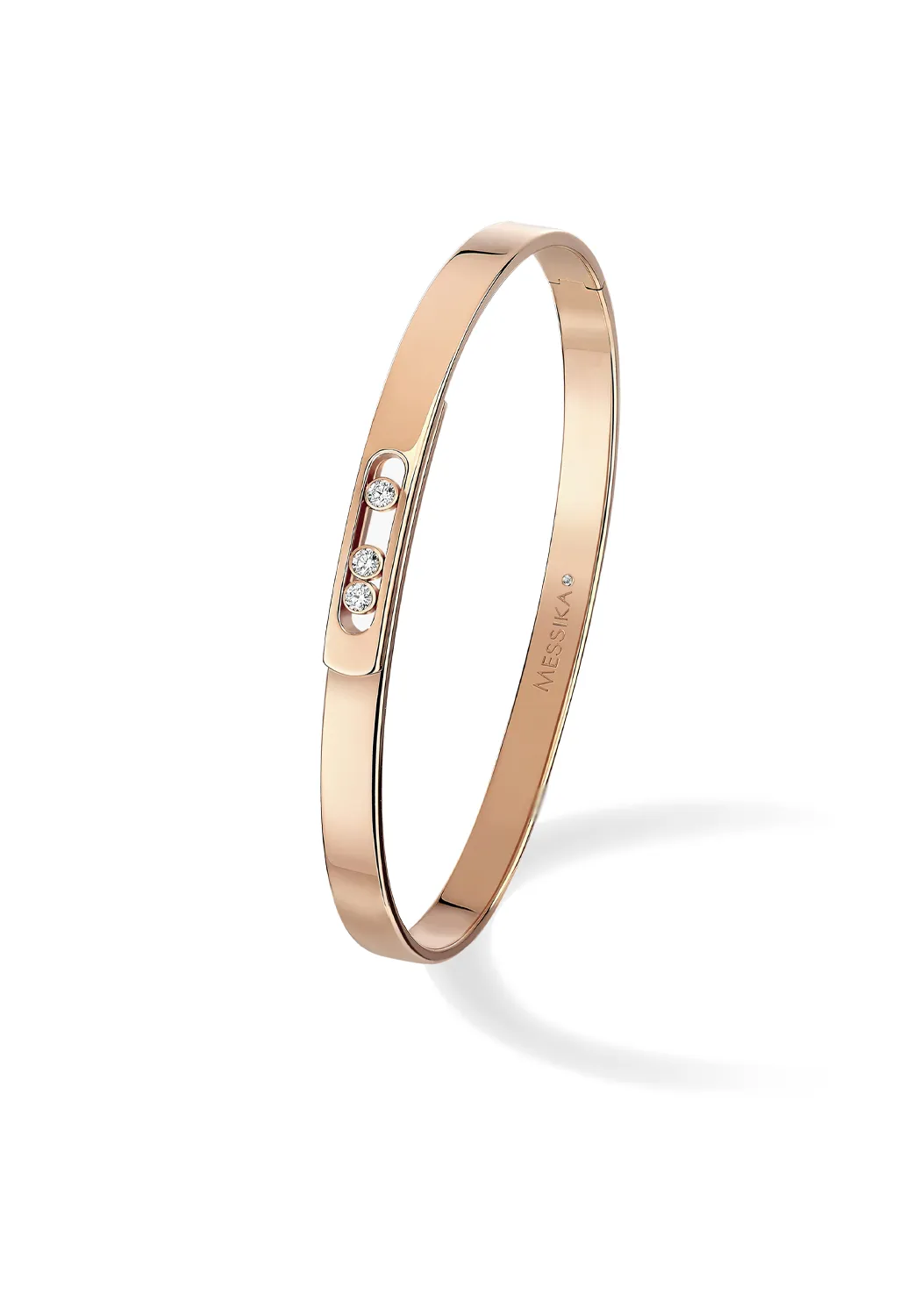 Messika Move Noa SM 18KG Narrow Diamond Bangle | Choose Gold