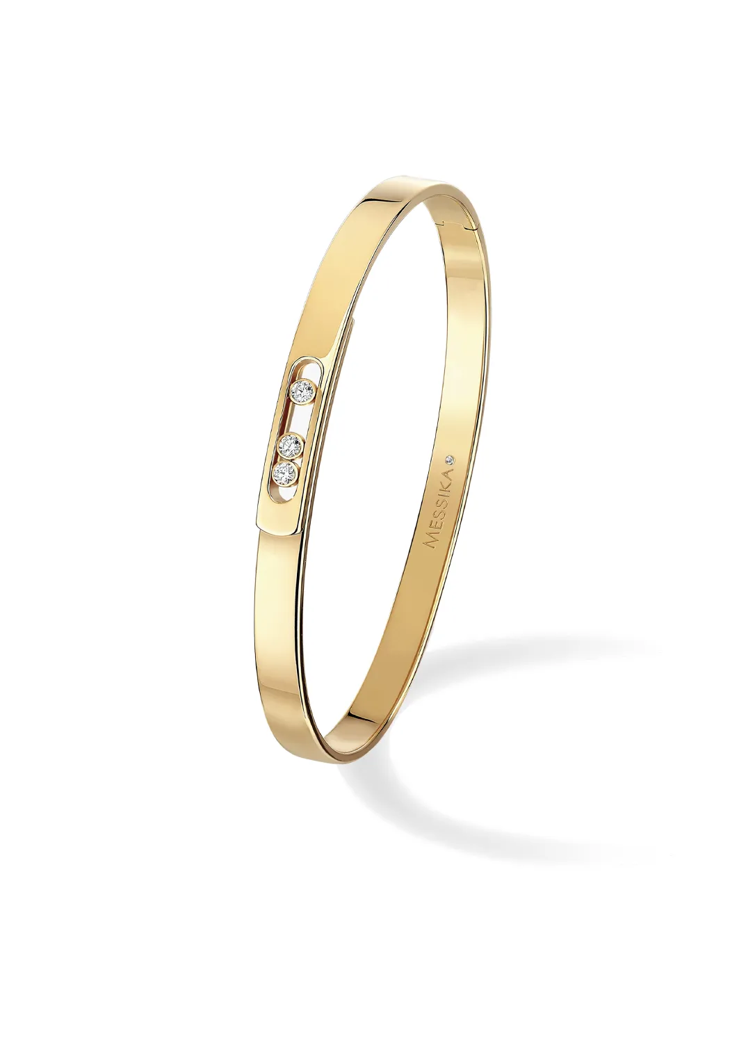 Messika Move Noa SM 18KG Narrow Diamond Bangle | Choose Gold