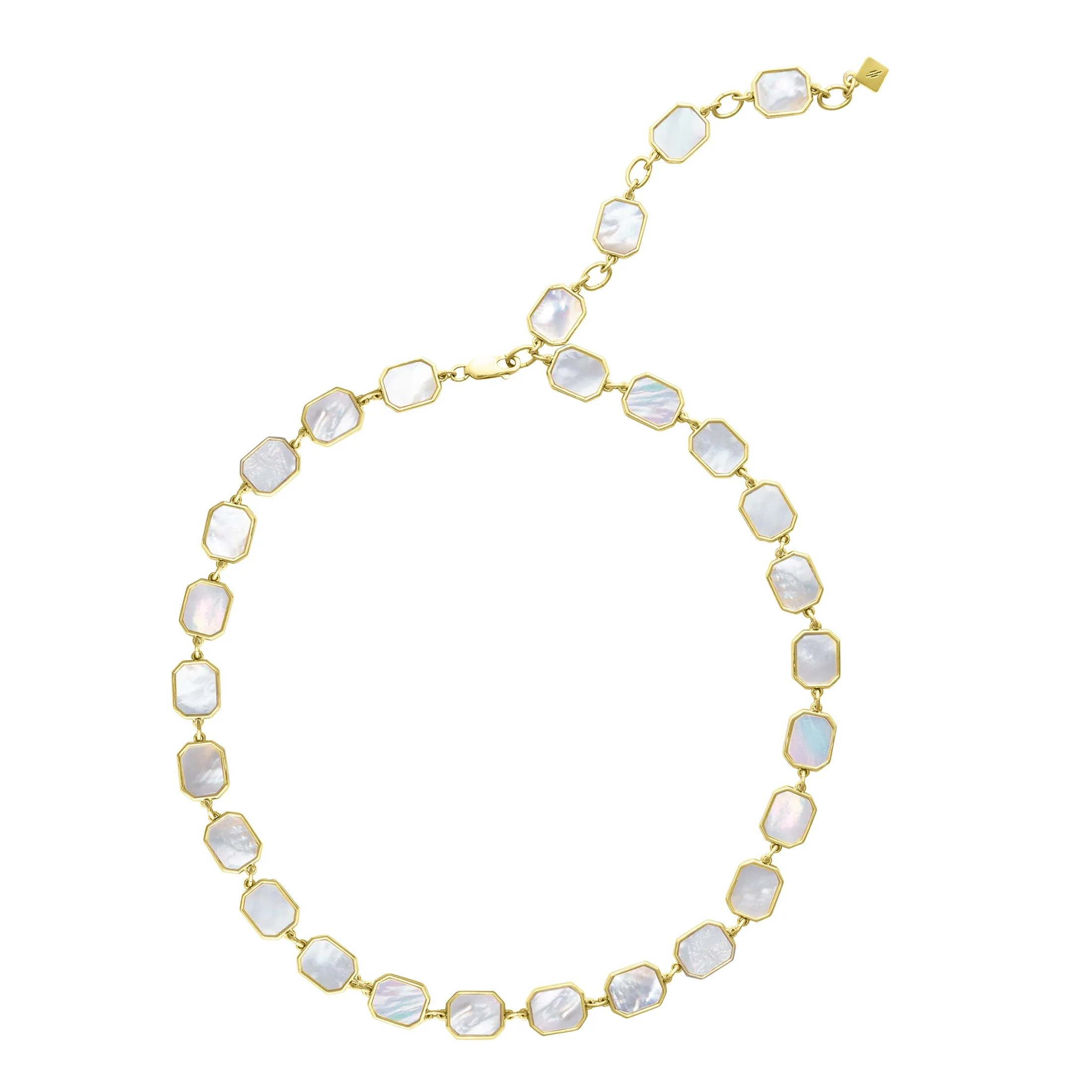 Mother of Pearl Statement Collar Necklace