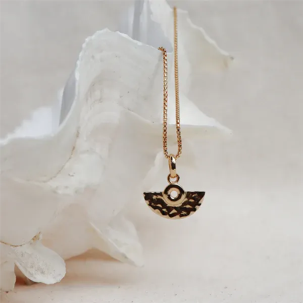 Najo Gold Fan Necklace