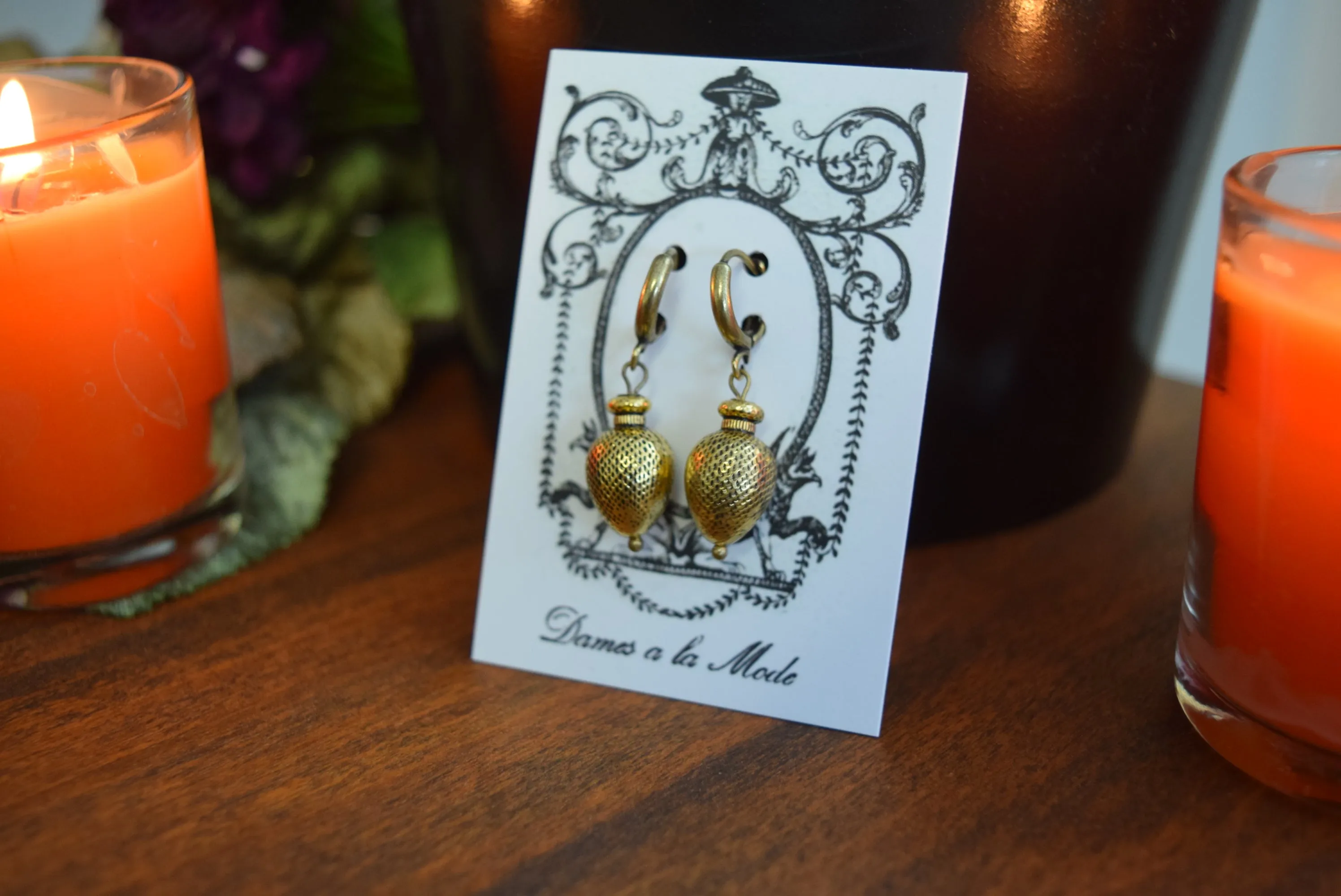 Neoclassical Vase Earrings