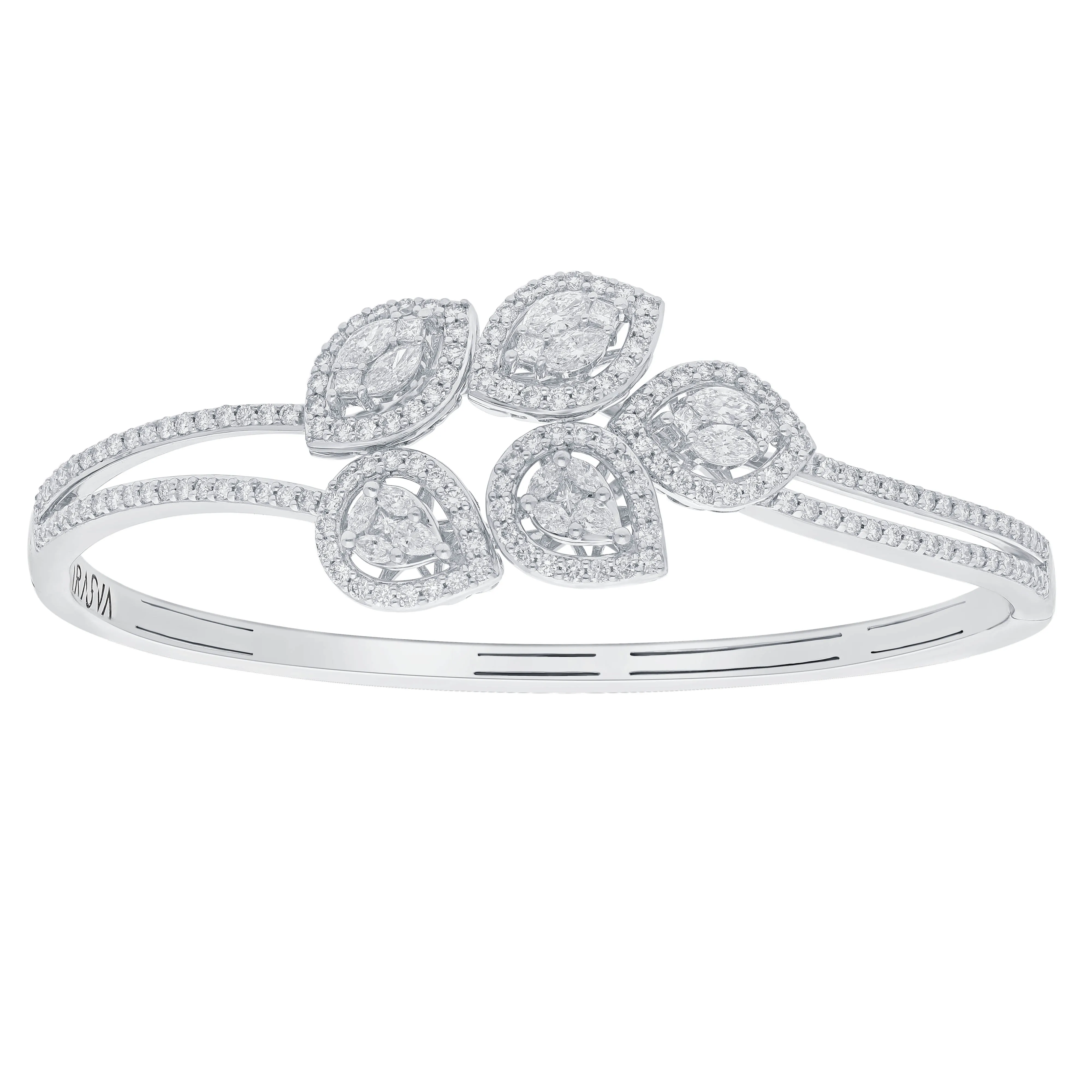 One Twig Diamond Bangle