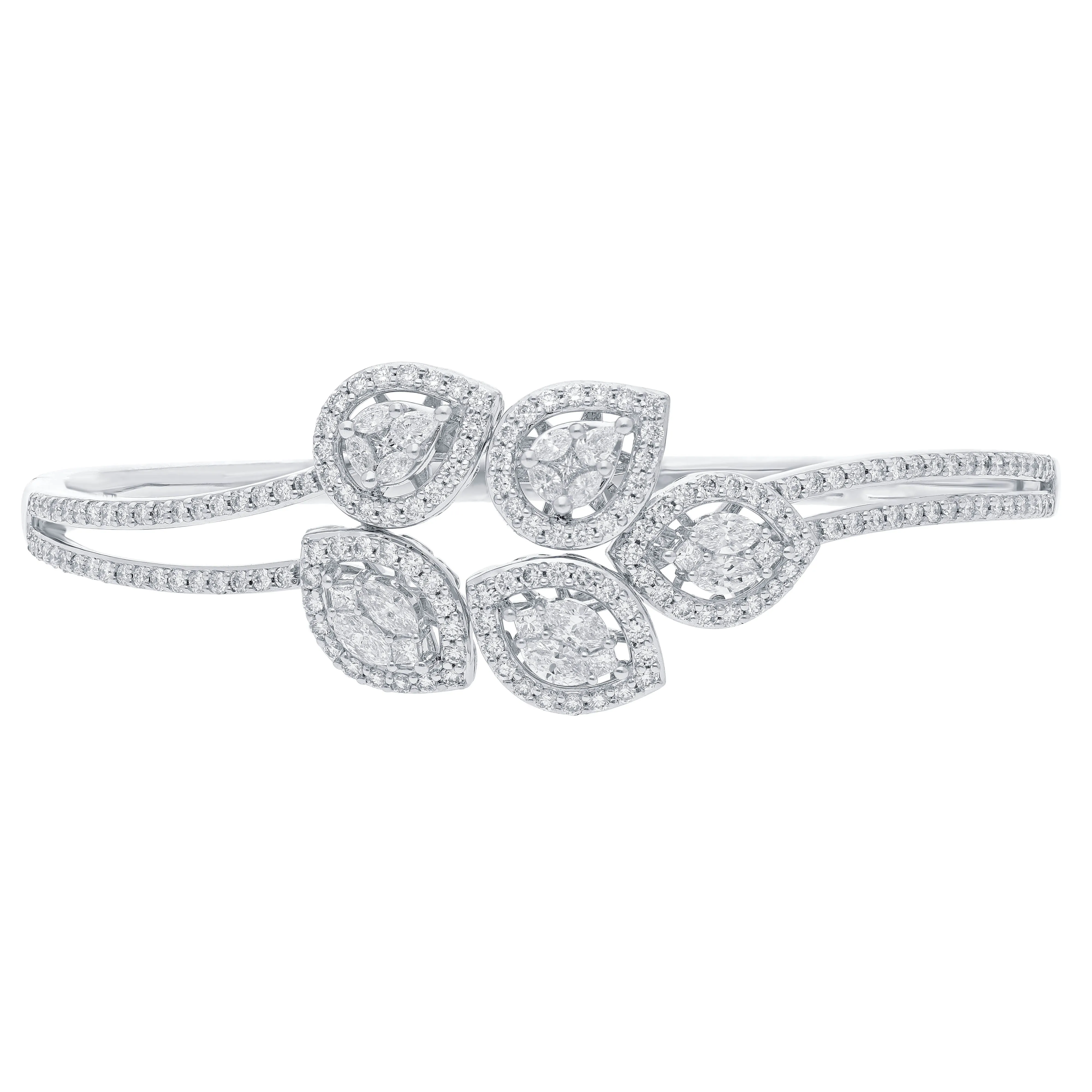 One Twig Diamond Bangle