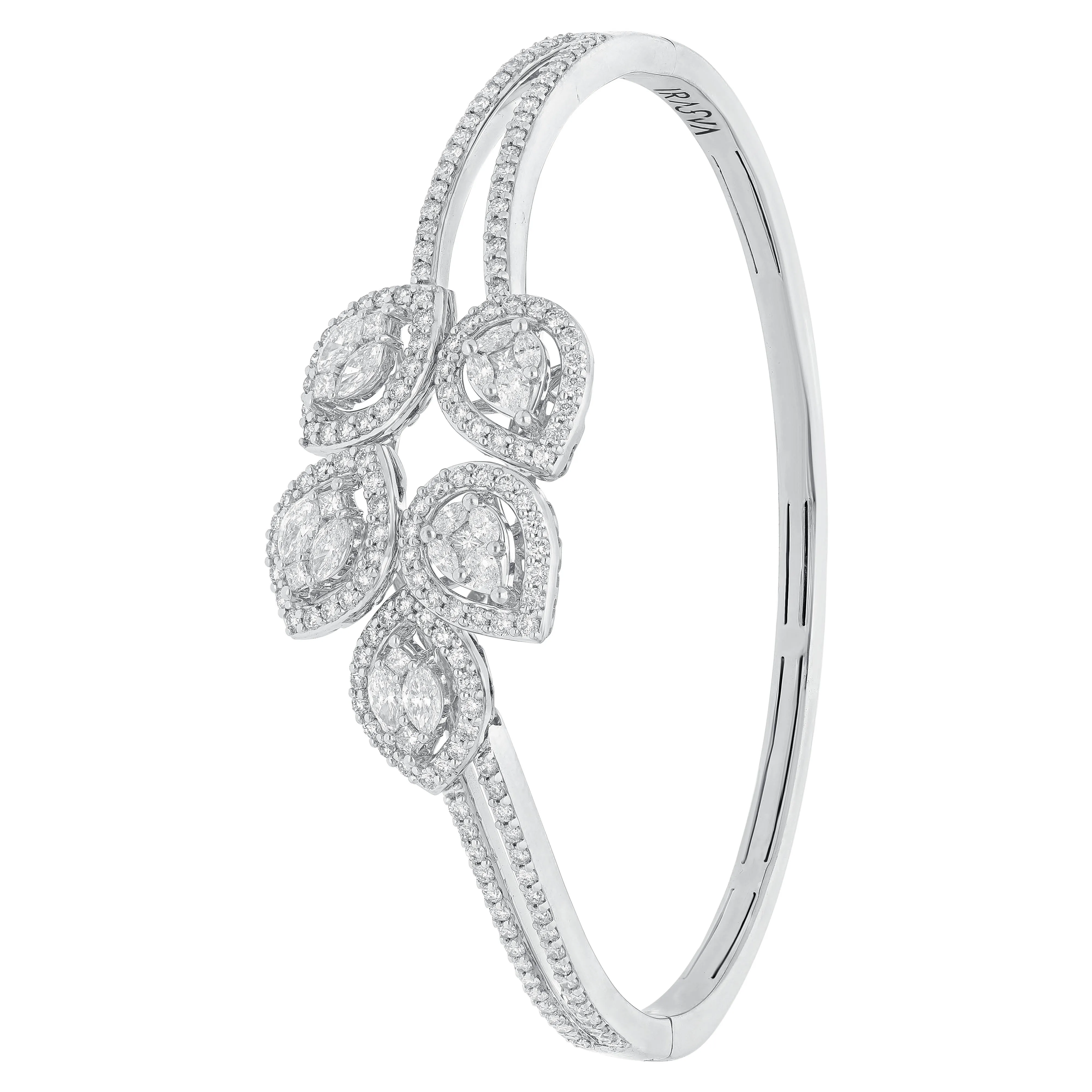 One Twig Diamond Bangle