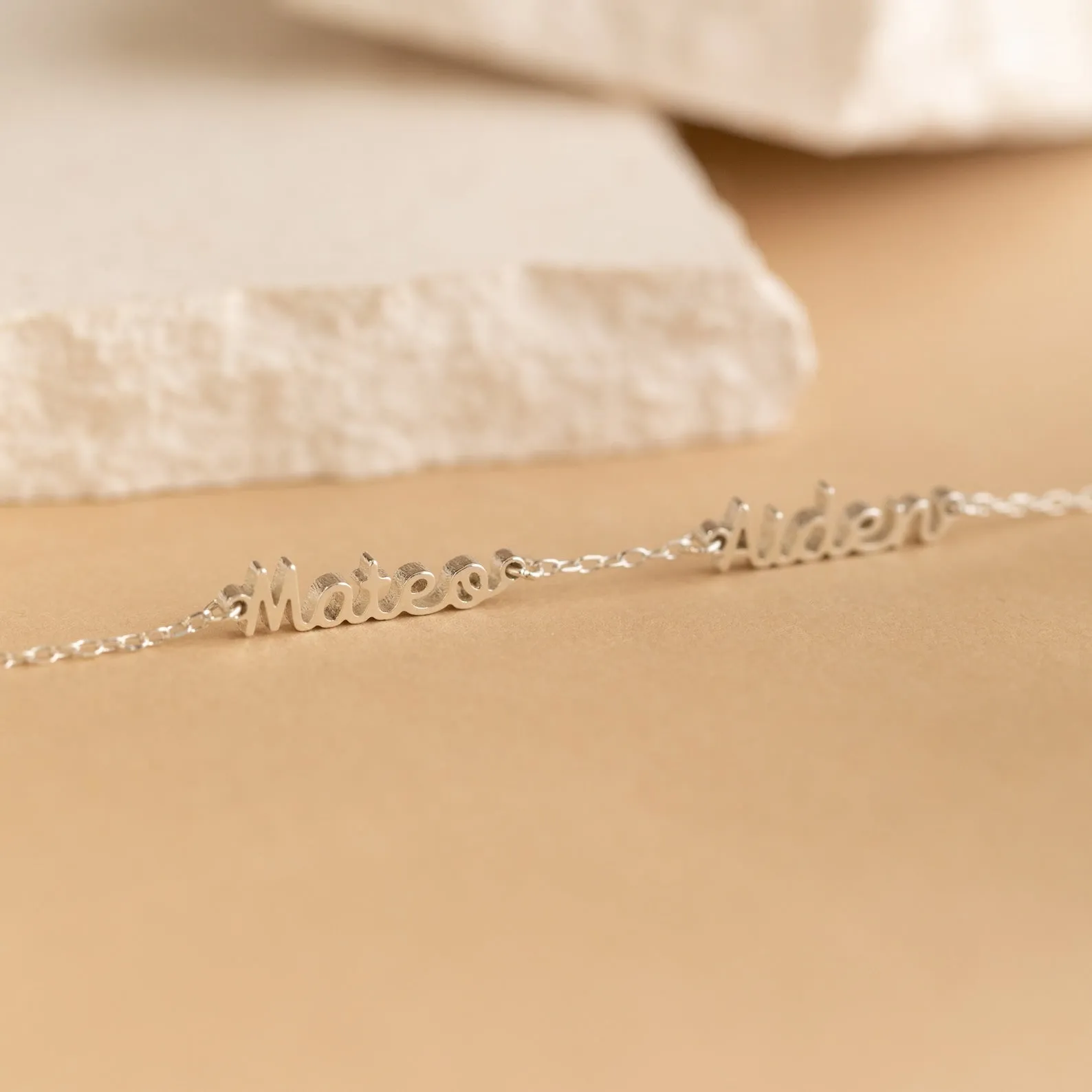 Petite Tiny Multiple Name Bracelet