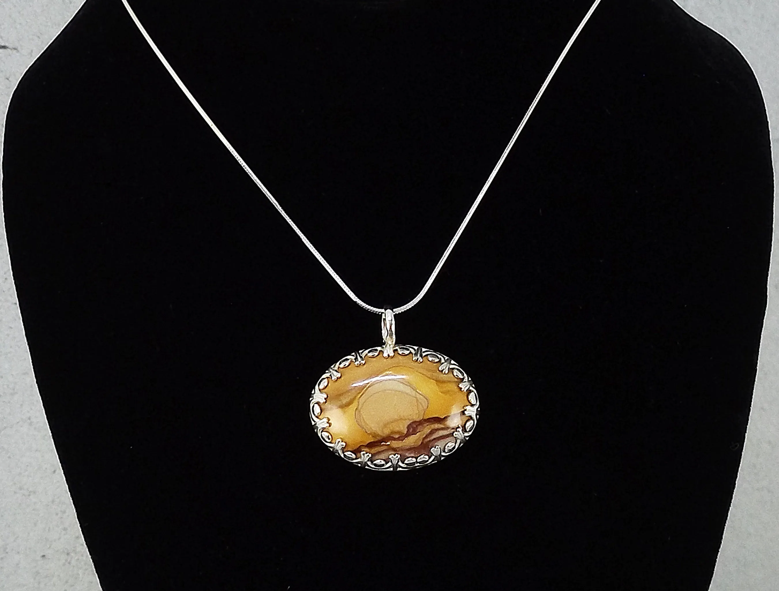 Picture Jasper in Sterling Silver