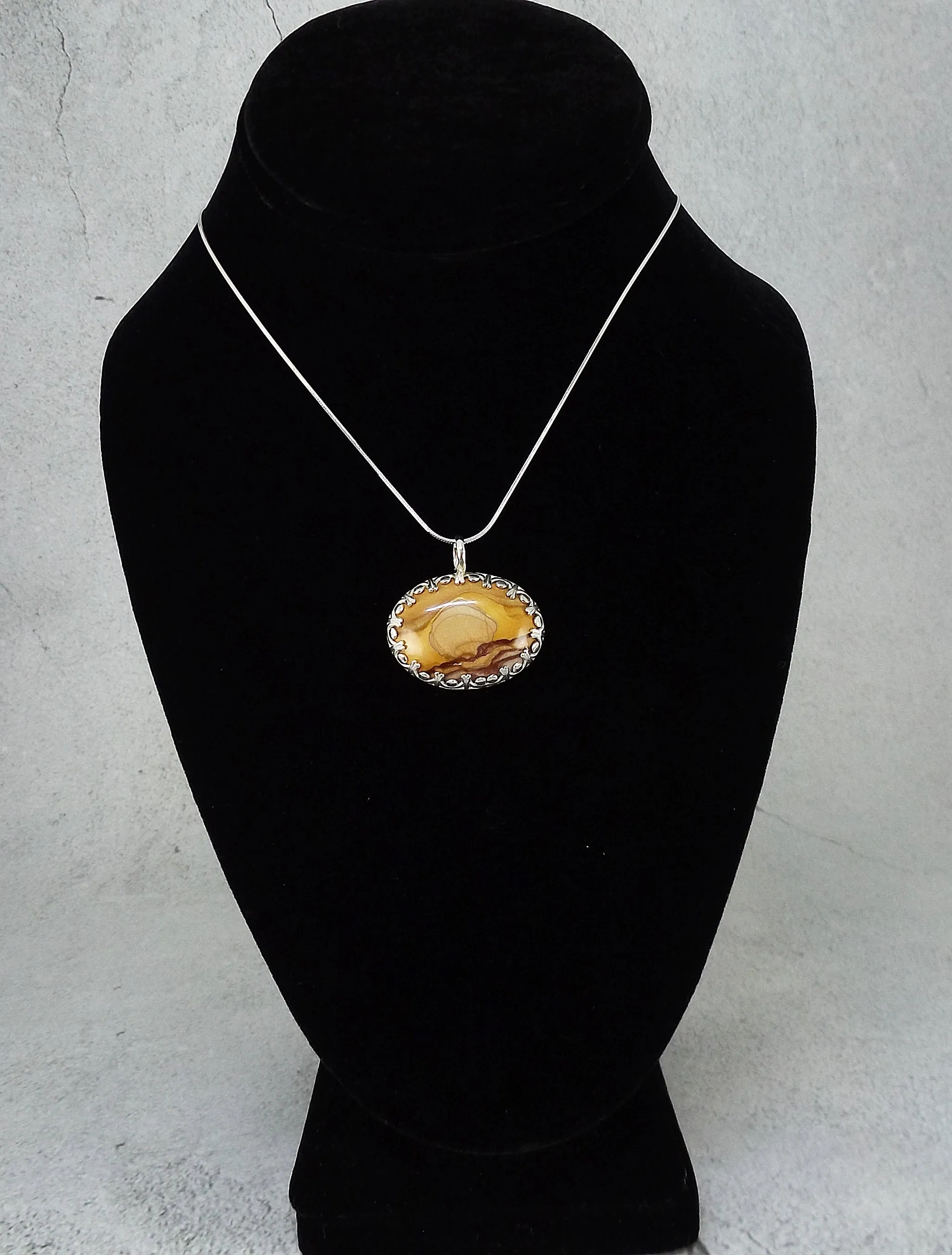 Picture Jasper in Sterling Silver