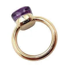 Pomellato Nudo Classic Amethyst Ring Size 8.25