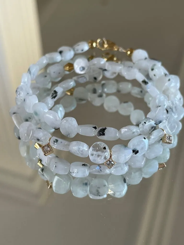 Quadra Moonstone Bracelet