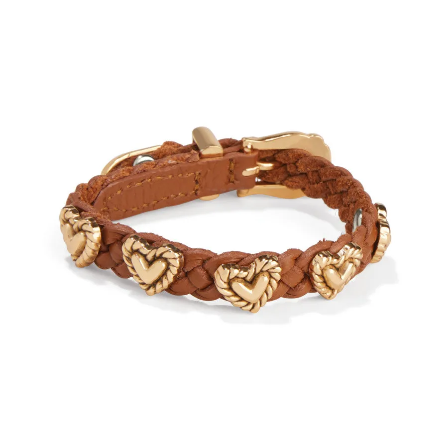 Roped Heart Braid Bandit Bracelet