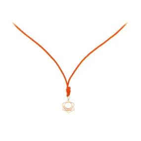 Rose Gold Mini Svadisthana/Creativity Chakra Pendant