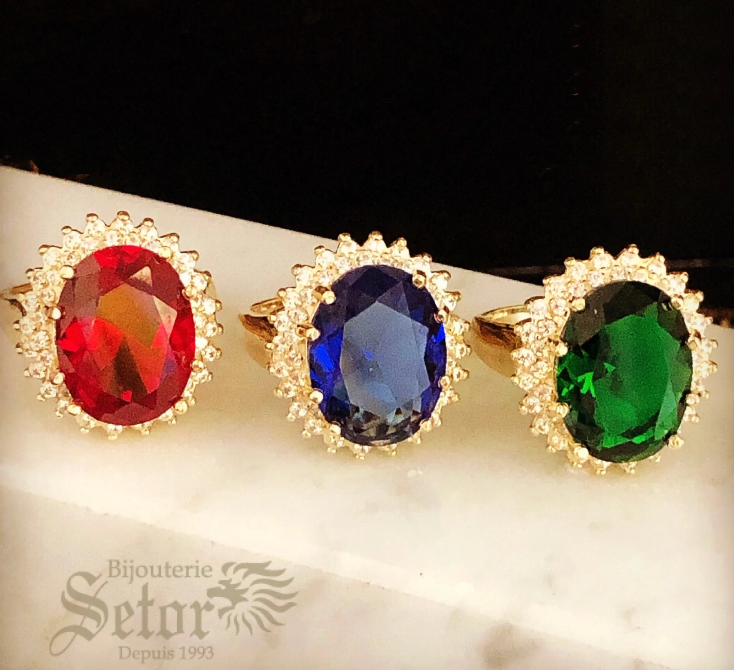 Sapphire, Ruby,Emerald ring rings WR075