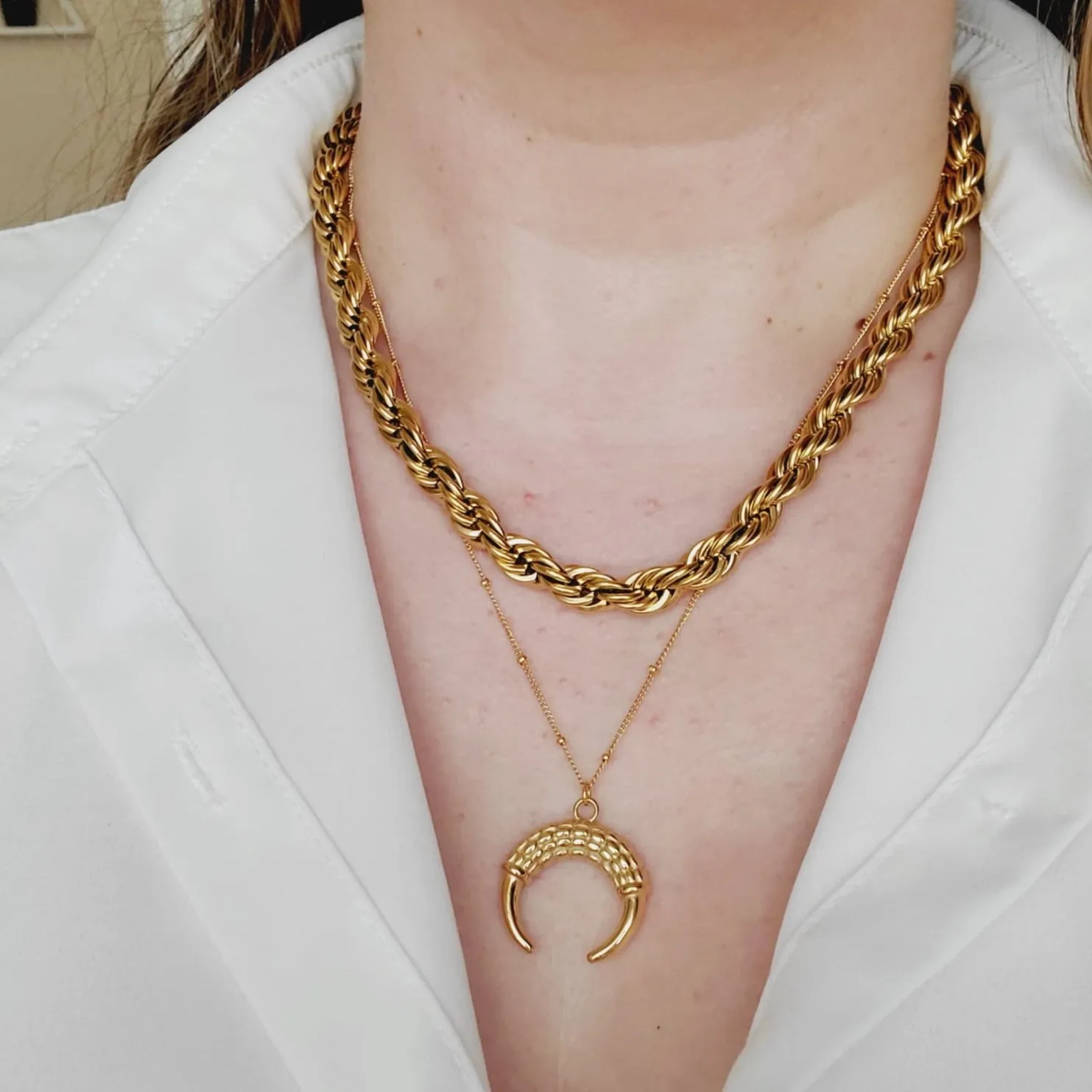 Sarah Horn Necklace