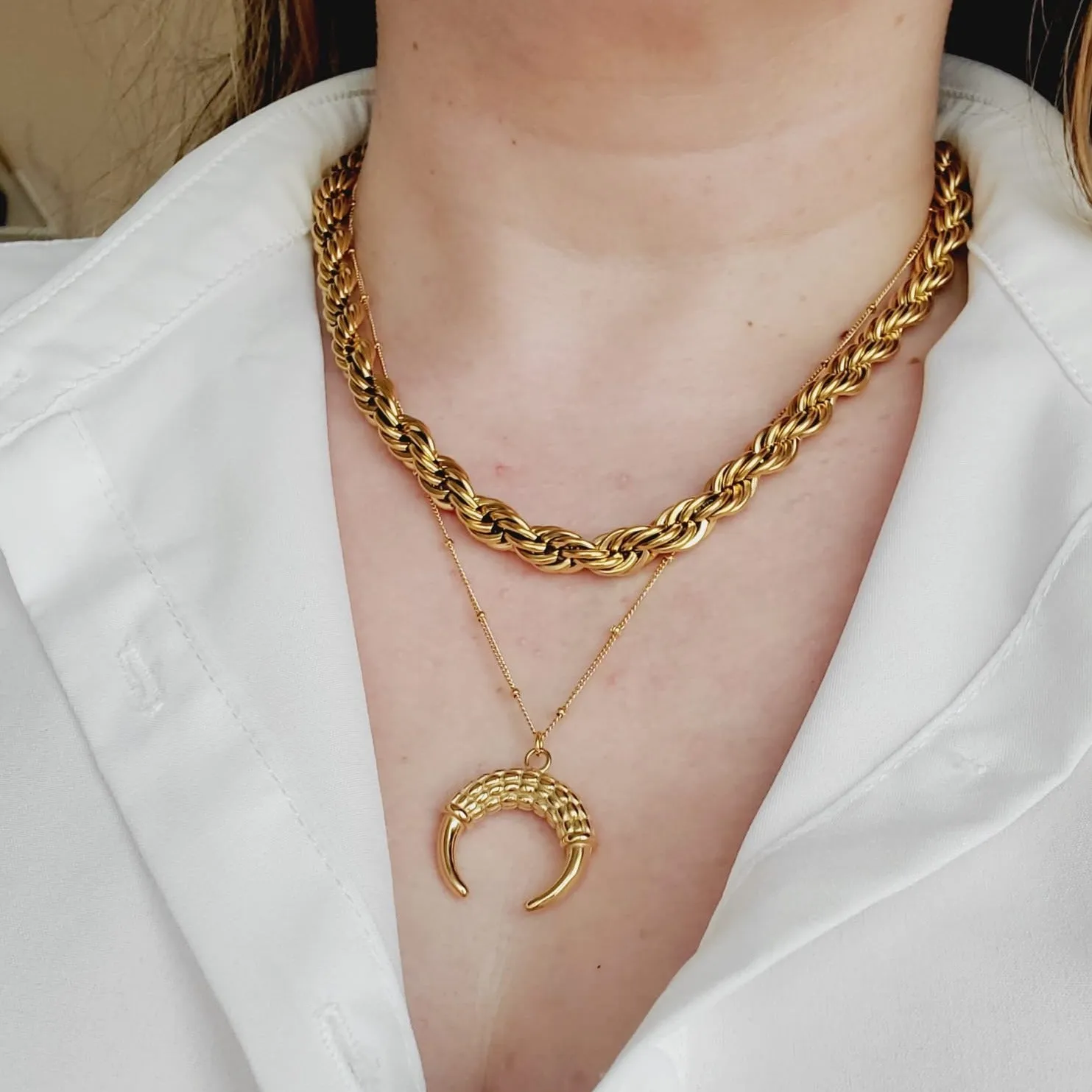 Sarah Horn Necklace