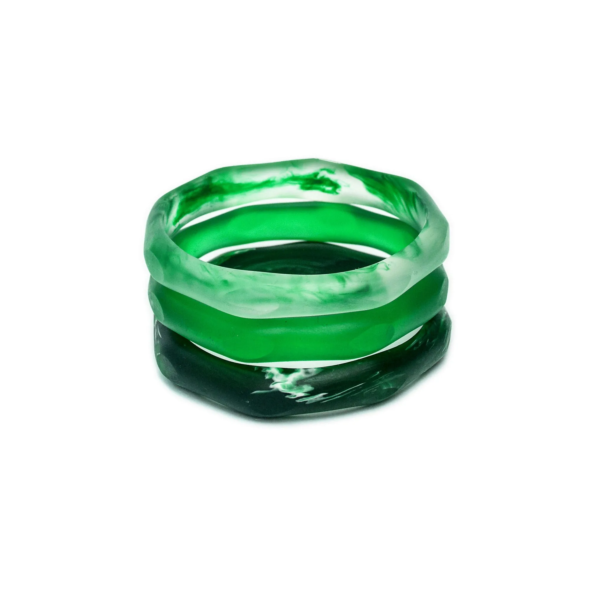 Silk Road Triple Resin Bangle