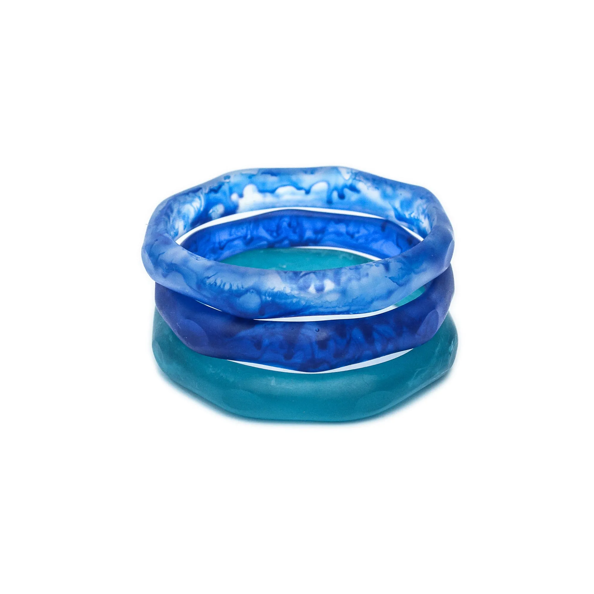 Silk Road Triple Resin Bangle