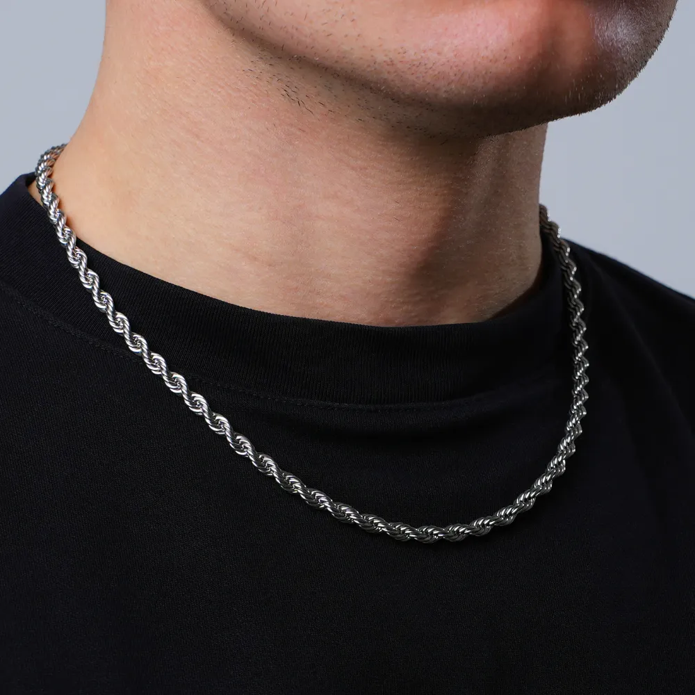 Silver Rope Chain (5MM)