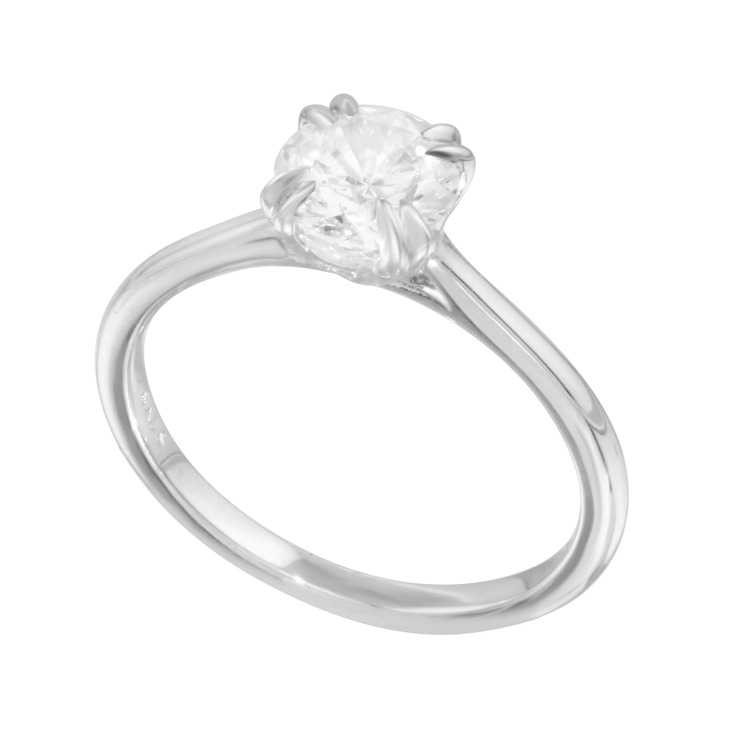 Solitaire Cushion Cut Diamond Solitaire Ring