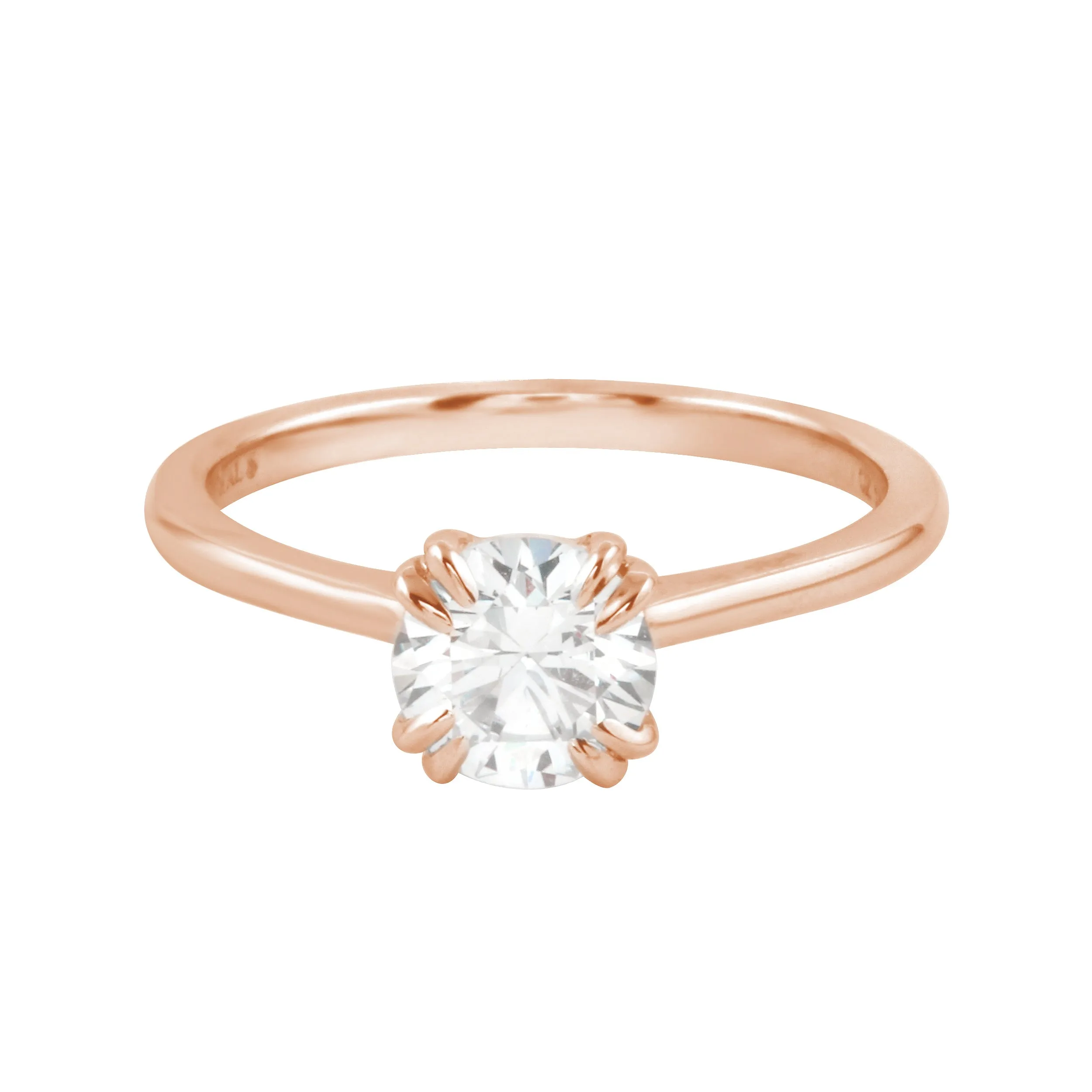 Solitaire Cushion Cut Diamond Solitaire Ring