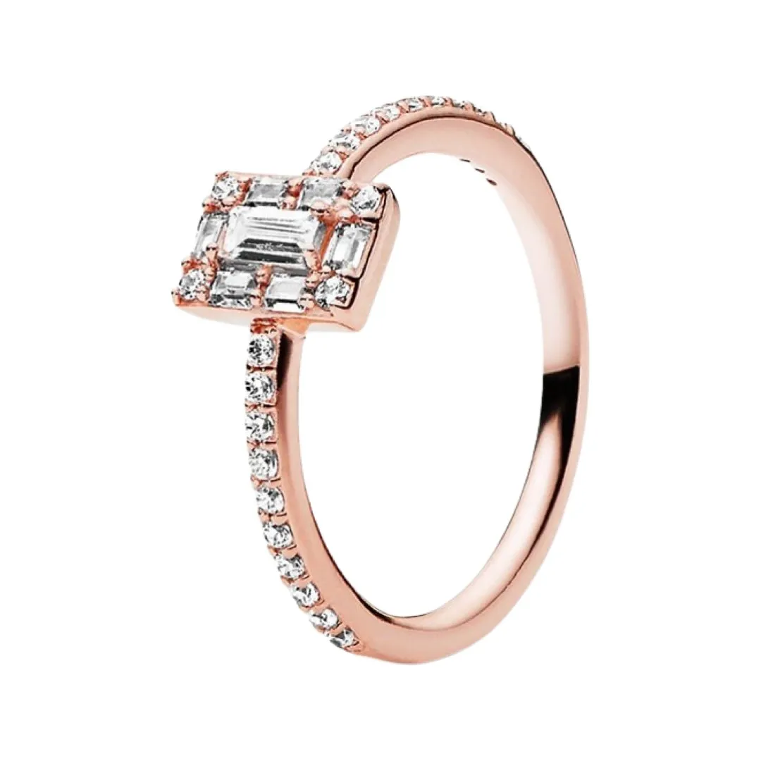 SPARKLING RECTANGULAR RING