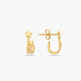 Star Stud Earrings| 14K Gold Vermeil