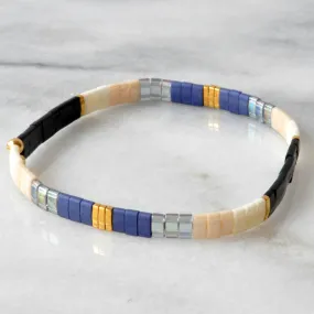 Stretch Tile Bracelet - MIDNIGHT COLORBLOCK