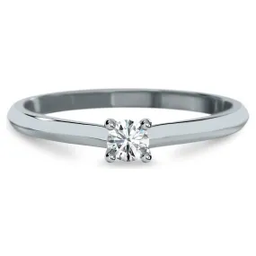 Swarovski Essentials Solitaire Round Diamond Ring Sterling Silver