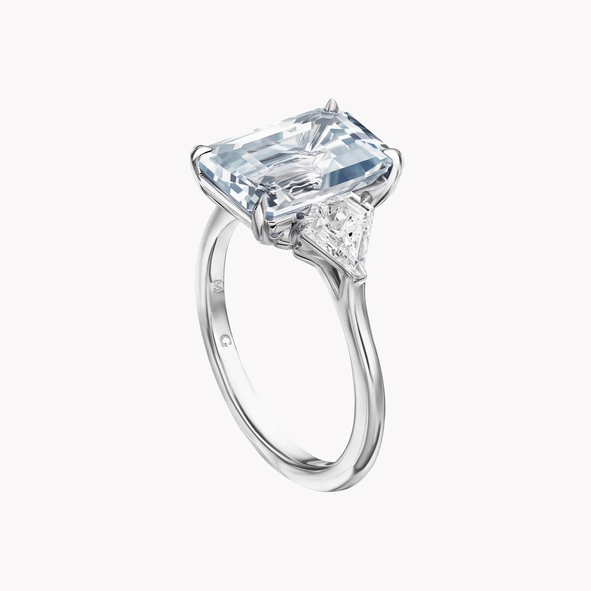 The Aster Aqua Sapphire & Diamond Ring