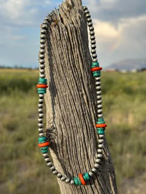 The Fall Colors Turquoise Choker Necklace