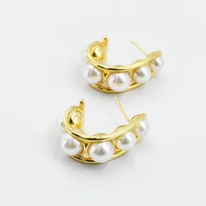 Treasure Jewels - Glam Pearl Hoop - PREORDER