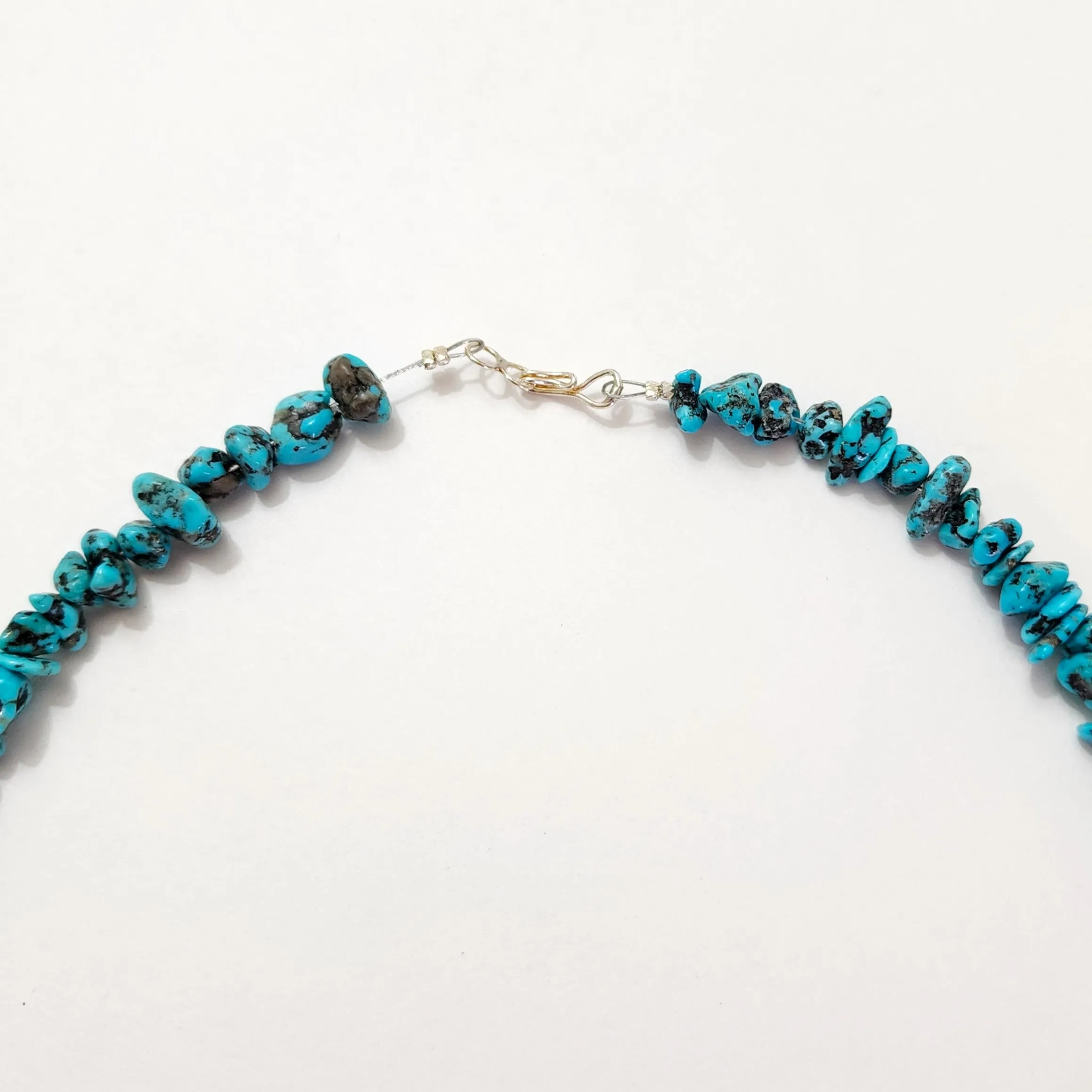 Turquoise Nugget Necklace - 18 Long