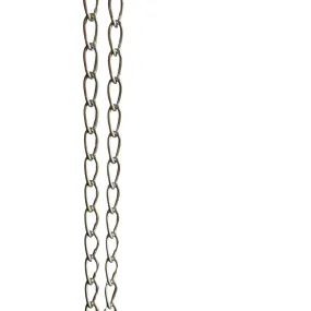 V I N T A G E // curvy curb / sterling silver curvy oval curb chain / 22.75, 6g