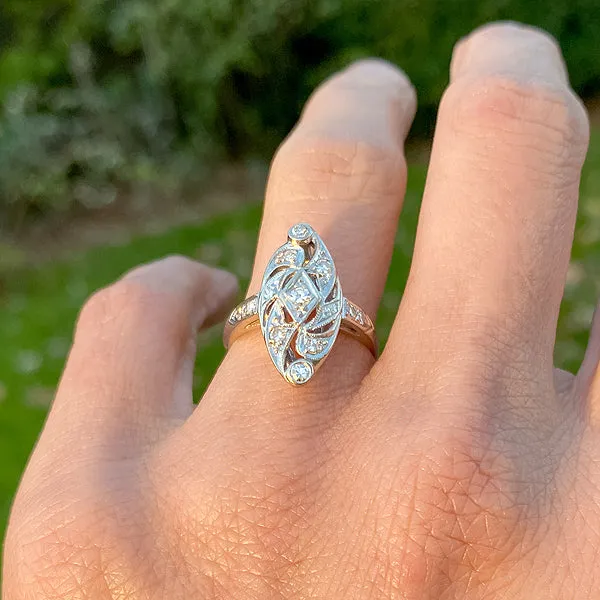 Vintage Diamond Dinner Ring