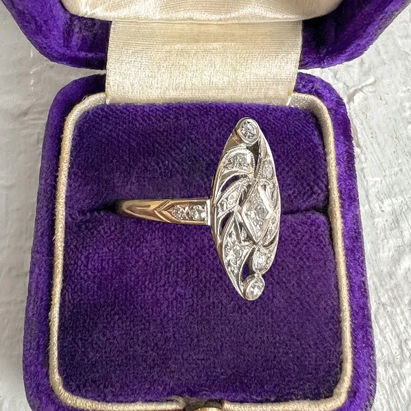 Vintage Diamond Dinner Ring