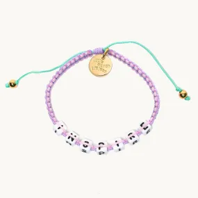 White Inspire Little Words Project Trackable Bracelet S/M