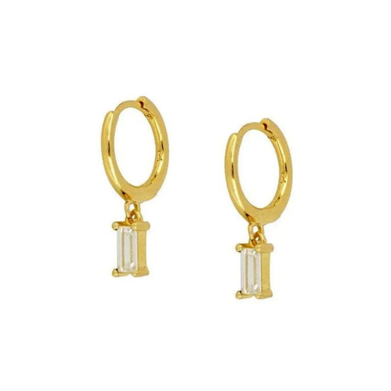 Women Crystal Hoops Jewelry Earring